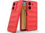 Custodia Per Xiaomi Redmi 13C /Poco C65 Custodia Protettiva In Silicone Tpu Morbido Antiurto Rosso