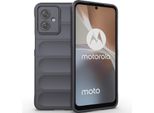 Custodia Per Motorola Moto G54 Custodia Protettiva In Silicone Tpu Morbido Antiurto Grigio Scuro