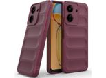 Custodia Per Xiaomi Redmi 13C /Poco C65 Custodia Protettiva In Silicone Tpu Morbido Antiurto Maroon