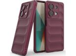 Custodia Per Xiaomi Redmi Note 13 Custodia Protettiva In Silicone Tpu Morbido Antiurto Maroon