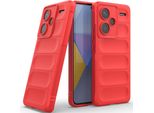 Custodia Per Xiaomi Redmi Note 13 Pro+ Custodia Protettiva In Silicone Tpu Morbido Antiurto Rosso