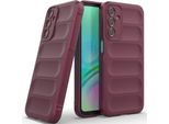 Custodia Per Samsung Galaxy A15 Custodia Protettiva In Silicone Tpu Morbido Antiurto Maroon
