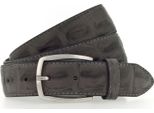 Vanzetti Pelle Cintura 35Mm Leather Belt W115 Medium Grey Grigio