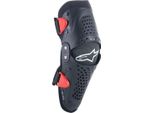 Ginocchiere SX-1 Youth, Alpinestars, Bambini (Nero/Rosso, Coppia, Taglia L/Xl)