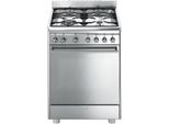 Smeg CX68MF8-2 Küchenherd Freistehender Herd Elektro Gaskochfeld Edelstahl A