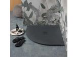 Piatto Doccia Angolare 80X80 Resina Grigio Antracite | Muse