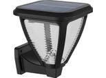 Led Vapora 1,5W 2700K 200Lm IP44 Nero Lampada Solare Da Parete Per Facciate Philips