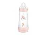 Biberon Mam Easy Start Anti-Colica, Tettarella In Silicone Skinsoft, 4+ Mesi, 320 Ml, Rosa