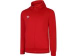 Umbro - Felpa Con Cappuccio "Total Training"" Da Uomo UO1864 (3XL) (Vermiglio/Nero)"