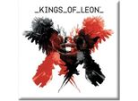 Kings Of Leon - Magnete Da Frigo "Only By The Night"", Custodia Del Disco RO9743 (Formato Unico) (Bianco/Nero/Rosso)"