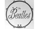 The Beatles - Magnete Da Frigo Con Logo E Batteria RO9707 (Taglia Unica) (Grigio/Bianco)