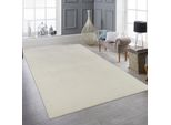 Tappeto Accogliente Con Un Bellissimo Motivo A Linee In Color Crema Dimensioni - 160 X 220 Cm
