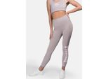 Leggings Donna Semley Grigio/Bianco M Lonsdale