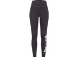 Leggings Donna Semley Nero/Bianco Xxl Lonsdale
