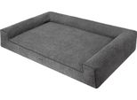 Letto Per Cani, Materasso Per Cani, Divano Per Cani, Per Cani Di Piccola E Grande Taglia, Cuscino Per Cani, Cesto Per Cani, Animale Domestico, Posto Letto, Arredamento Per Cani, Antracite, L: 78X53 Cm