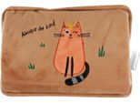 Biggdesign Borsa Dell'acqua Calda Elettrica Con Copertura Morbida, Borsa Dell'acqua Calda Ricaricabile Per Alleviare Il Dolore, Ideale Per I Crampi Mestruali, Impermeabile, Controllo Intelligente Della Temperatura, Gatto Gentile
