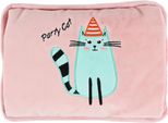 Biggdesign Borsa Dell'acqua Calda Elettrica Con Copertura Morbida, Borsa Dell'acqua Calda Ricaricabile Per Alleviare I Dolori, Ideale Per I Crampi Mestruali, Impermeabile, Controllo Intelligente Della Temperatura, Party Cat
