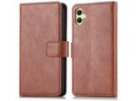 Custodia Per Cellulare Imoshion Per Samsung Galaxy A05S - Flip Cover Libreria Flip - Marrone
