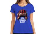 Divertente Citazione Di Clark Griswold - Maglietta Da Donna Natale Xmas, Blu, Xl