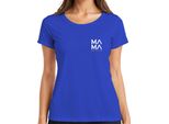 Regalo Per La Festa Della Mamma | Mamma Personalizzabile Con I Nomi Dei Bambini | Regalo Mamma Personalizzato | Idea Regalo Futura Mamma Maglietta Da Donna, Blu, M