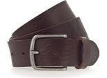 Mustang Pelle Cintura 40Mm Leather Belt W90 Dark Brown Marrone Scuro