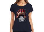 Divertente Citazione Di Clark Griswold - Maglietta Da Donna Natale Xmas, Navy, L