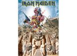 Iron Maiden - Cartolina "Somewhere Back In Time"" RO8110 (Taglia Unica) (Beige/Blu Chiaro/Rosso)"