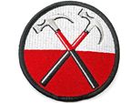 Pink Floyd - Stile Cerchio - Toppa Da Stirare "The Wall Hammers"" RO8293 (Taglia Unica) (Rosso/Bianco/Nero)"