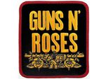Guns N Roses - Logo Impilato - Toppa Da Applicare Con Il Ferro, Tessuto RO8606 (Taglia Unica) (Nero/Oro/Rosso)