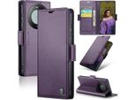 Custodia Huawei Mate 60 Pro, Custodia In Pelle Con Funzione Stand Per Huawei Mate 60 Pro Viola