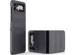 Custodia Per Samsung Galaxy Z Flip 3 5G Custodia Rigida Pc Opaca Antiurto Antiscivolo Grigio Scuro