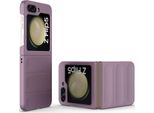 Custodia Per Samsung Galaxy Z Flip 5 Custodia Rigida Pc Opaca Antiurto Antiscivolo Viola