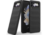 Custodia Per Samsung Galaxy Z Flip 3 5G Custodia Rigida Pc Opaca Antiurto Antiscivolo Nero