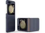 Custodia Per Samsung Galaxy Z Flip 5 Custodia Rigida Pc Opaca Antiurto Antiscivolo Blu Scuro