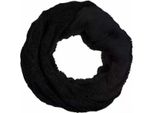 Sciarpa Invernale Da Donna " Sciarpa Reversibile "" Sciarpa Lavorata A Maglia Con Pelliccia "" Sciarpa Da Donna Calda E Soffice Colore: Nero"