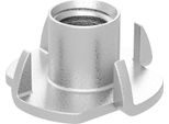 Seccaro Dado Autobloccante M6, Lunghezza 12 Mm, Acciaio Zincato, 20 Pezzi
