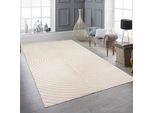 Tappeto Moderno Con Motivo A Fiocco In Beige Dimensioni - 240 X 340 Cm