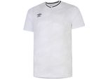 Umbro - Maglia Manica Corta "Triassic"" Uomo UO1894 (Xl) (Bianco/Blu)"