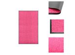 Vidaxl Zerbino Lavabile Rosa 90X150 Cm - Zerbini
