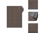 Vidaxl Zerbino Trapuntato 60X90 Cm Marrone Scuro - Zerbini