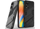 Custodia Per Oppo A78 4G Hybrid Pc Tpu Custodia Protettiva Antiurto Con Funzione Stand Nero