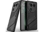 Custodia Per Oppo Find X6 Custodia Protettiva Ibrida In Pc Tpu Antiurto Con Funzione Stand Nero
