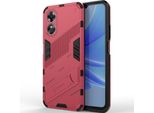 Custodia Per Oppo A17 4G Custodia Protettiva Ibrida In Pc Tpu Antiurto Con Funzione Stand Rosa