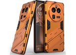 Custodia Per Oppo Find X6 Pro Hybrid Pc Tpu Custodia Protettiva Antiurto Con Funzione Stand Bianco