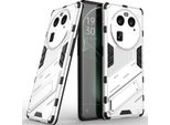 Custodia Per Oppo Find X6 Custodia Protettiva Ibrida In Pc Tpu Antiurto Con Funzione Stand Arancione