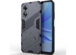 Custodia Armor Per Oppo A17 4G, Custodia Protettiva Antiurto Ibrida In Pc Tpu Con Funzione Stand Grigio