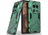 Custodia Per Oppo Find X6 Pro Hybrid Pc Tpu Custodia Protettiva Antiurto Con Funzione Stand Verde