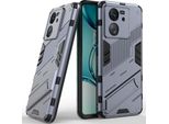 Custodia Per Xiaomi 13T/13T Pro/Redmi K60 Ultra Hybrid Pc Tpu Custodia Protettiva Antiurto Con Funzione Stand Grigio