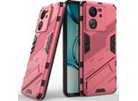 Custodia Per Xiaomi 13T/13T Pro/Redmi K60 Ultra Hybrid Pc Tpu Custodia Protettiva Antiurto Con Funzione Stand Rosa