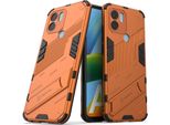 Custodia Per Xiaomi Poco C50/Redmi A1+/Redmi A2+ Custodia Protettiva Ibrida In Pc Tpu Antiurto Con Funzione Stand Bianco